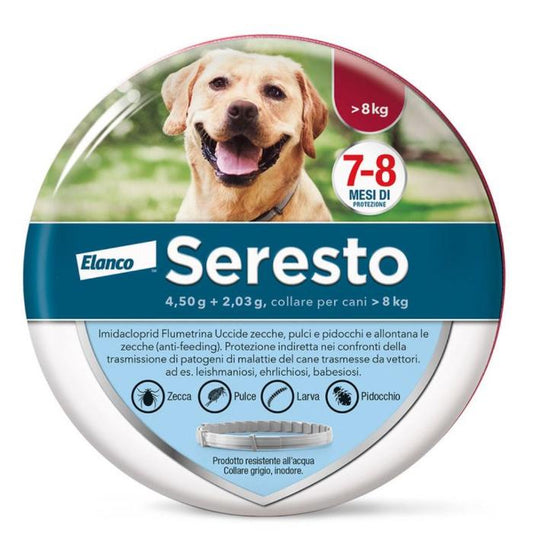 Seresto Collare Antiparassitario per Cane oltre 8 kg